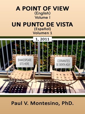 cover image of "A Point of View- Un Punto de Vista" Volumen 1